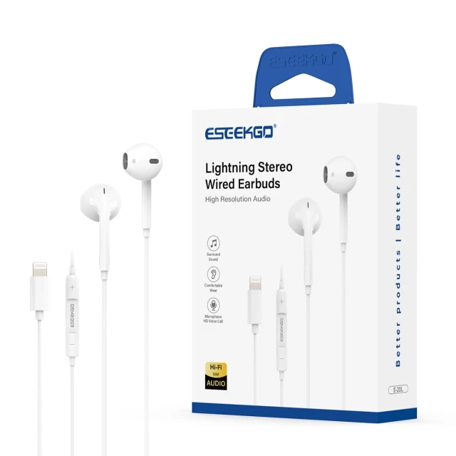 ESEEKGO E-20L 8 PIN Hi-Fi Music Wired Earphone