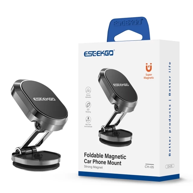 ESEEKGO CH-05 Foldable Magnetic Car Phone Mount