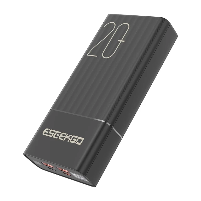 ESEEKGO P-20B 20000mAh PD20W+22.5W Digital Display  Power Bank & 1.3FT USB-C To C Charging Cable