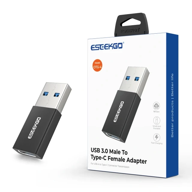 ESEEKGO OTG-4 USB-A to Type-C Adapter