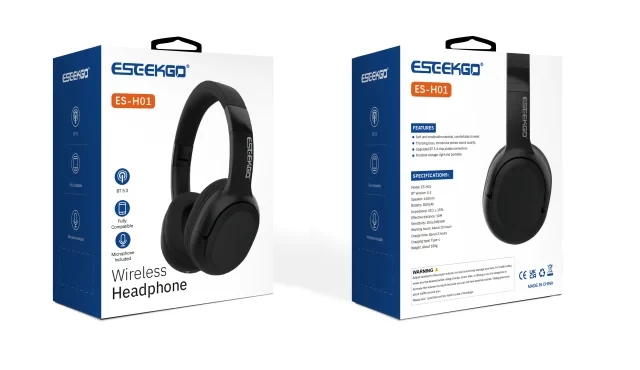 ESEEKGO ES-H01 Over-the-Ear Headphones