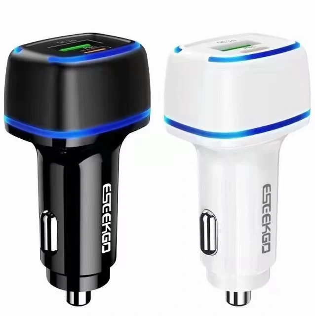 ESEEKGO C-15BT 38W LED QC3.0+PD20W Car Charger